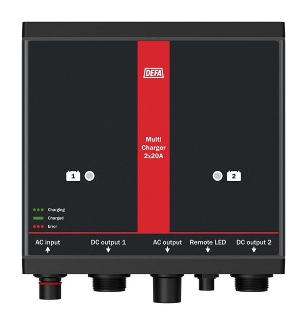DEFA MultiCharger 2x20A