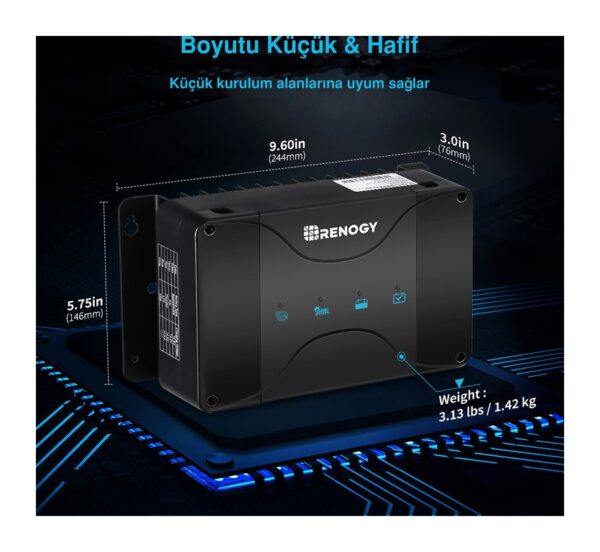 Akü Şarj Cihazı MPPT (30A) - Görsel 2