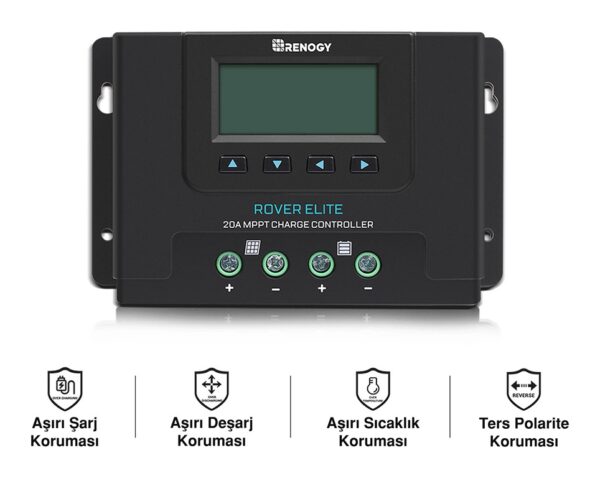 Rover Elite MPPT Solar Şarj Kontrol Cihazı (40A) - Görsel 4