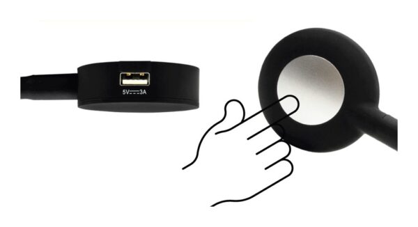 Esnek Spot Lamba - 2x USB - Görsel 2