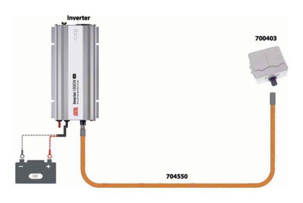 300W Tam Sinüs 12V İnvertör - Görsel 2